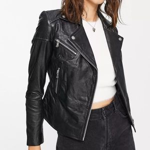 Barney's Originals Clara real leather jacket